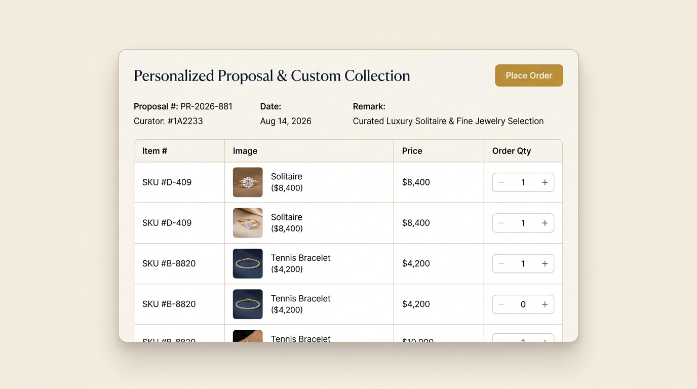 Personalized Proposal & Custom Collection Report Table inside Customer Portal